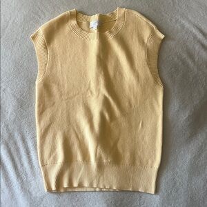 LOFT Soft yellow Knit Top